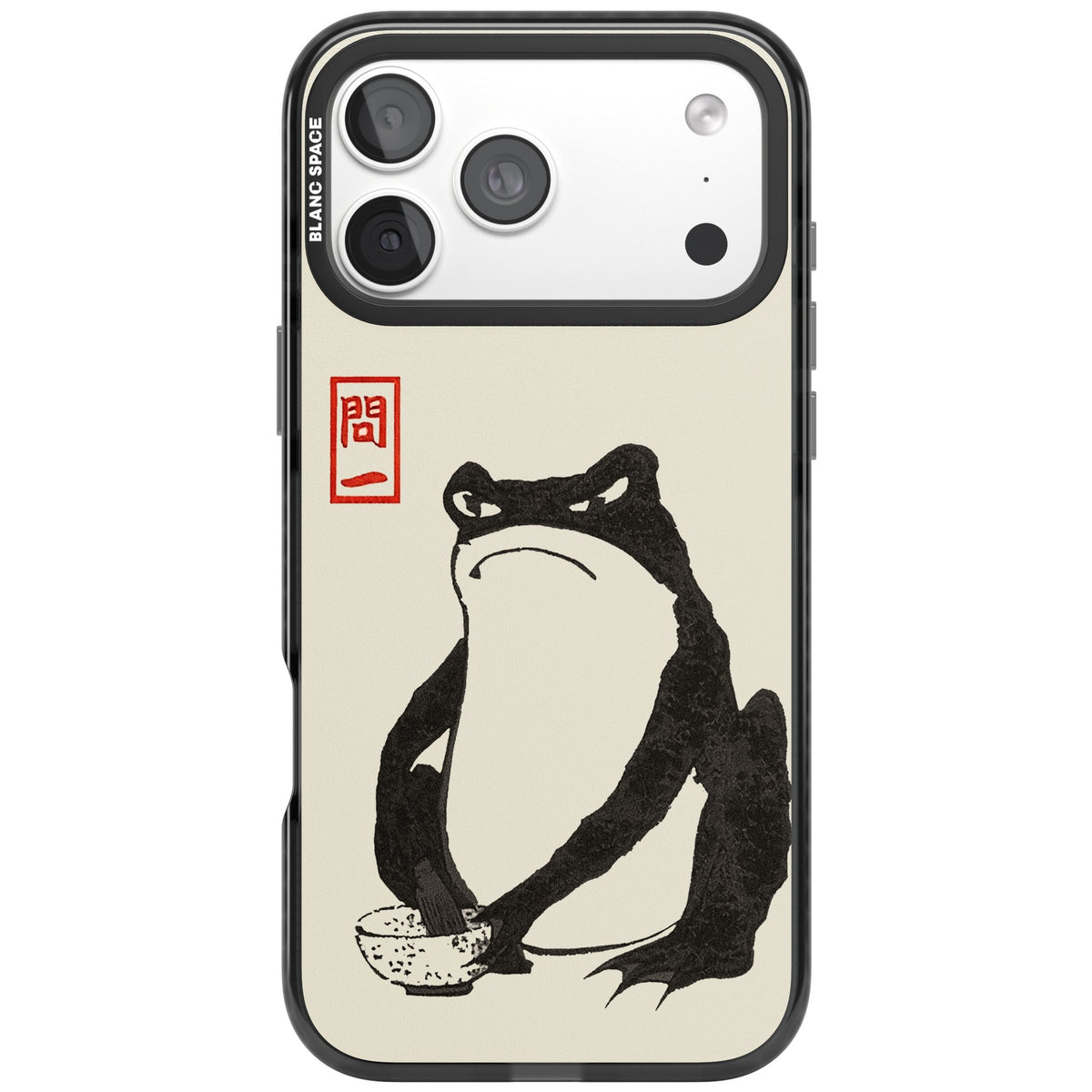 Matsumoto Hoji Grumpy Toad iPhone 18 Pro Max Impact Pro Black Phone Case front