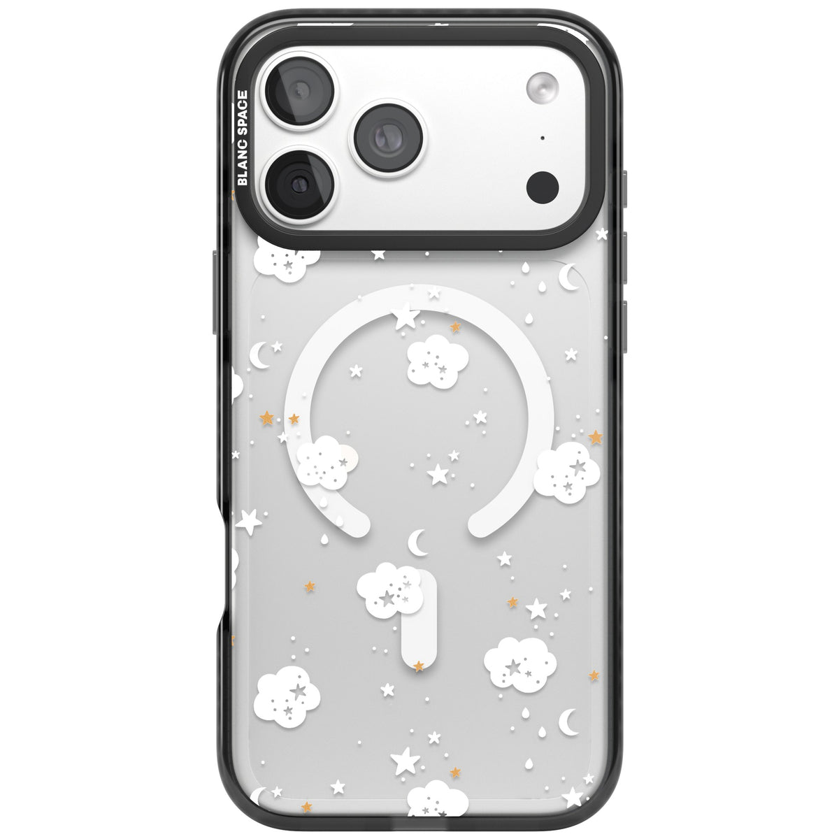 Starry Night Cloud iPhone 18 Pro Max Impact Pro Black Phone Case front