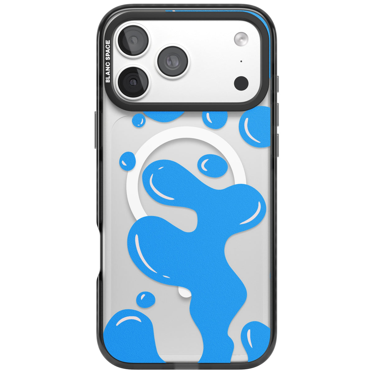 Blue Lava Lamp iPhone 18 Pro Max Impact Pro Black Phone Case front