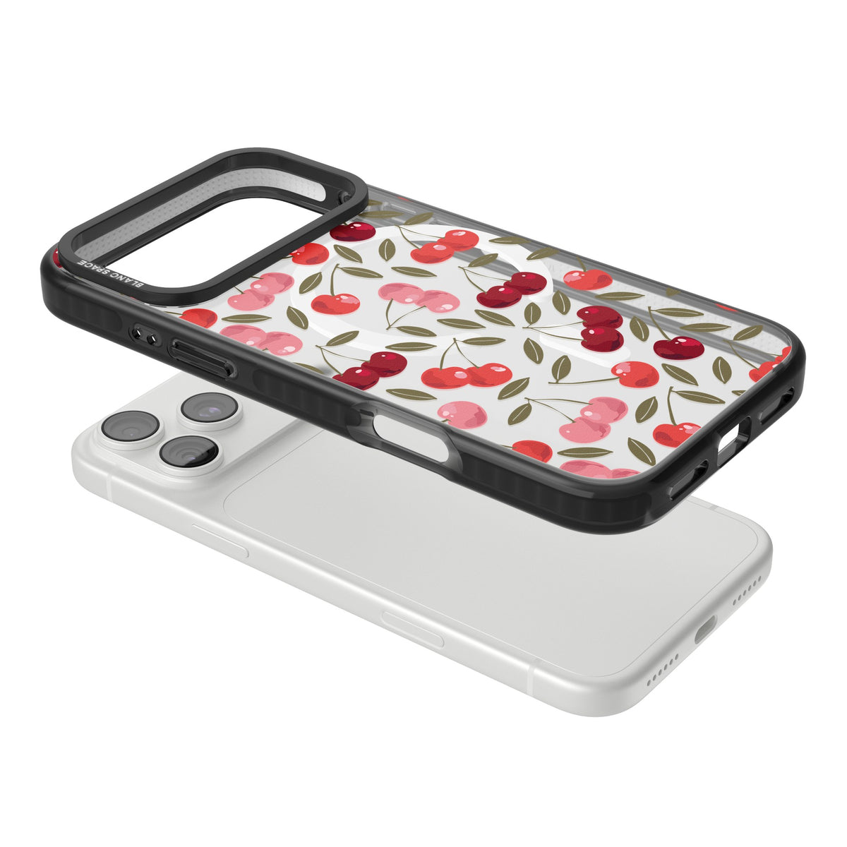 Cherry On Top iPhone 18 Pro Max Impact Pro Black Phone Case angled
