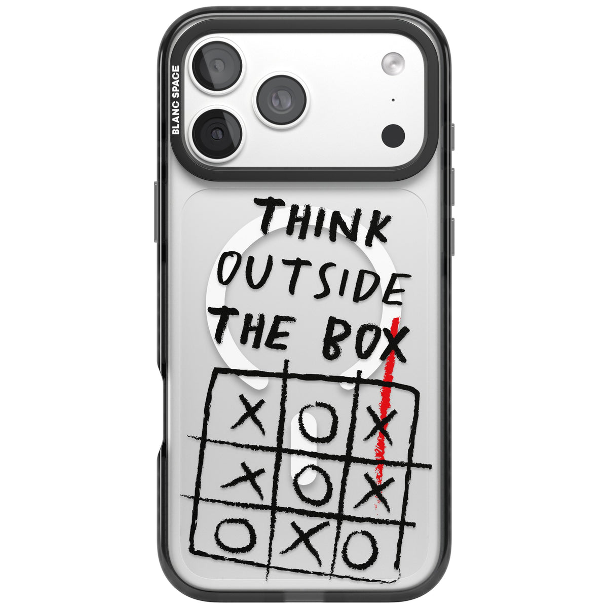 Think Outside The Box iPhone 18 Pro Max Impact Pro Black Phone Case front
