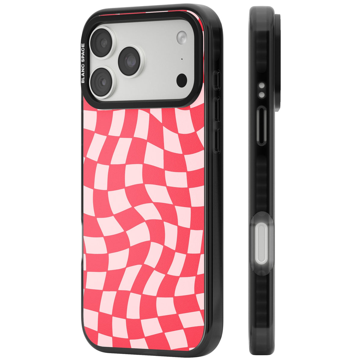 Bubblegum Wave iPhone 18 Pro Max Impact Pro Black Phone Case side