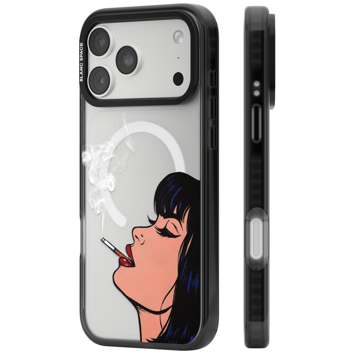 Stress Relief iPhone 18 Pro Max Impact Pro Black Phone Case side