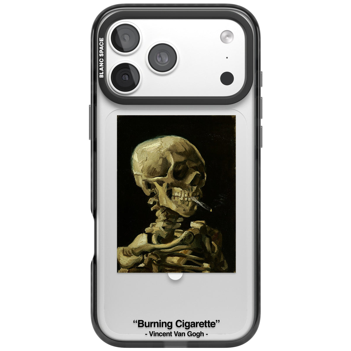 Burning Cigarette iPhone 18 Pro Max Impact Pro Black Phone Case front