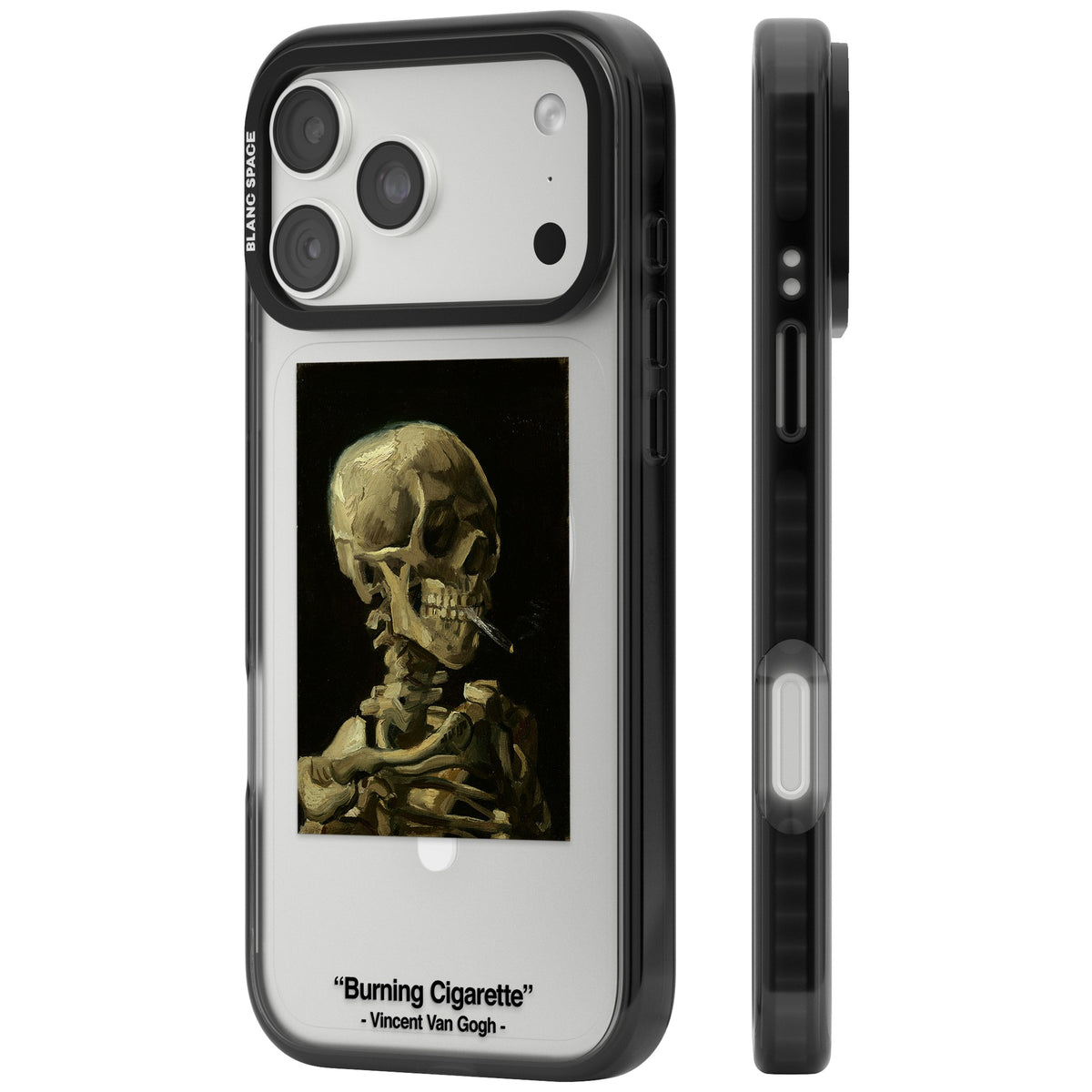 Burning Cigarette iPhone 18 Pro Max Impact Pro Black Phone Case side