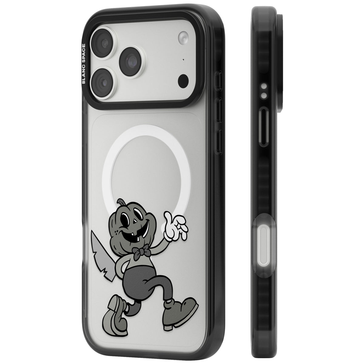 Jack O' Slasher iPhone 18 Pro Max Impact Pro Black Phone Case side
