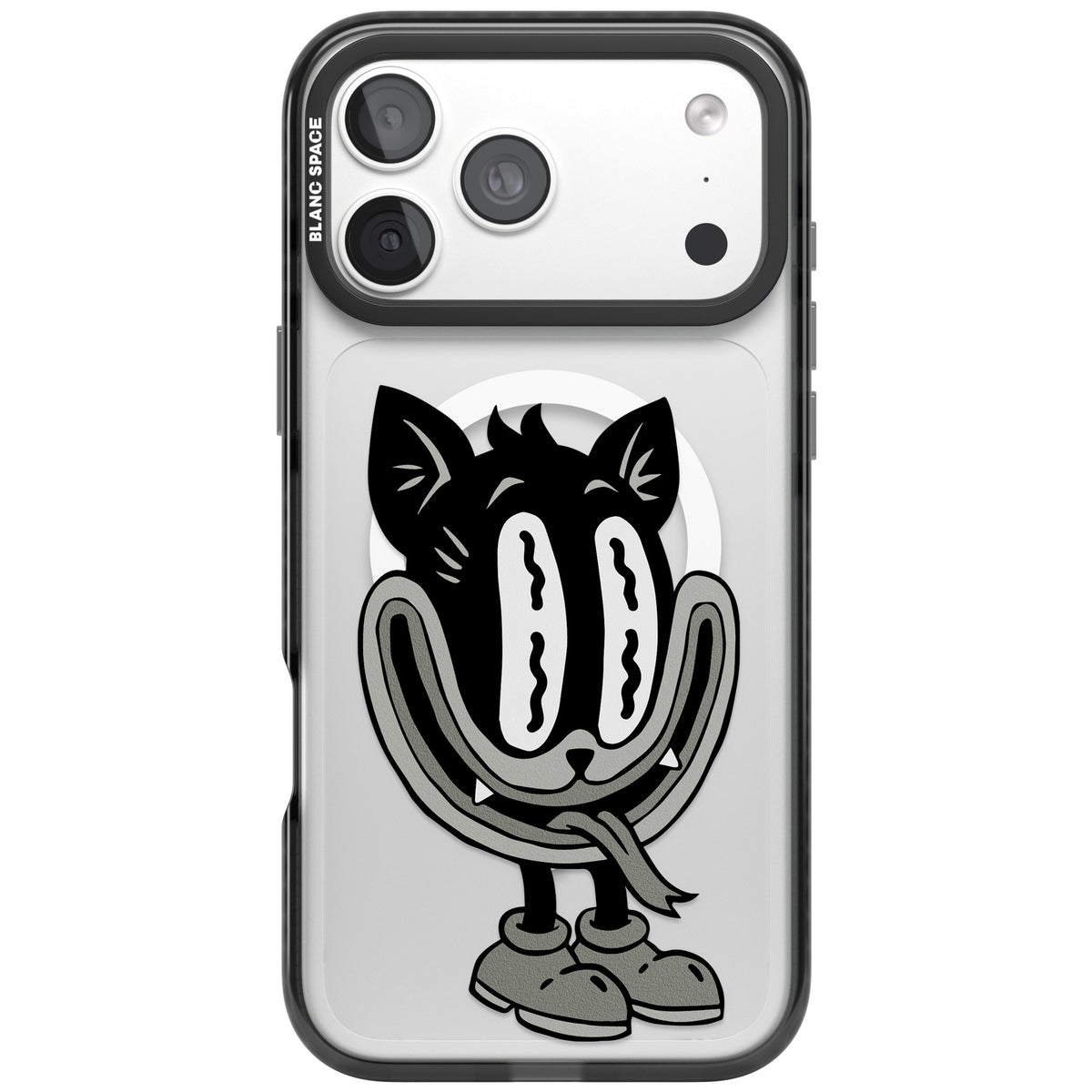 Whisker Noir iPhone 18 Pro Max Impact Pro Black Phone Case front