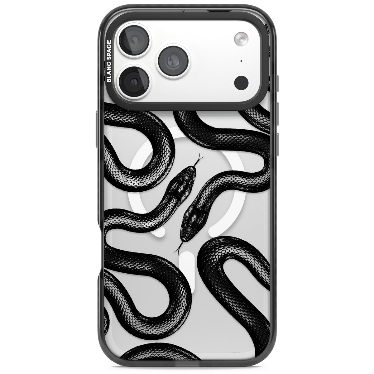 Black Kingsnake iPhone 18 Pro Max Impact Pro Black front