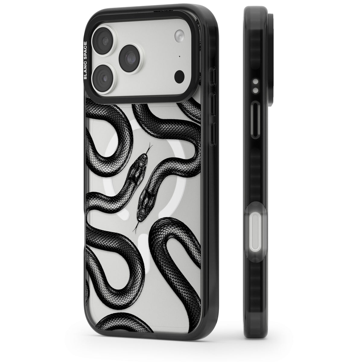 Black Kingsnake iPhone 18 Pro Max Impact Pro Black side