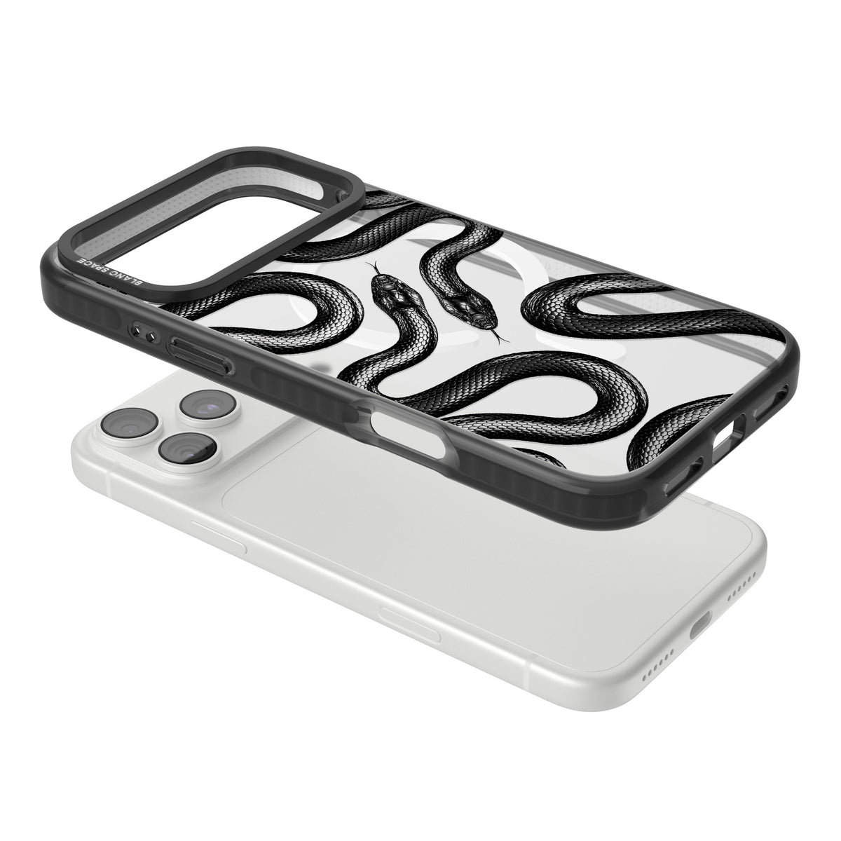 Black Kingsnake iPhone 18 Pro Max Impact Pro Black angled