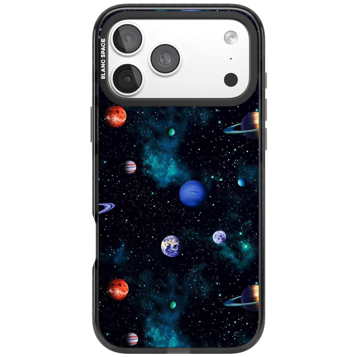 Deep Space iPhone 18 Pro Max Impact Pro Black Phone Case front