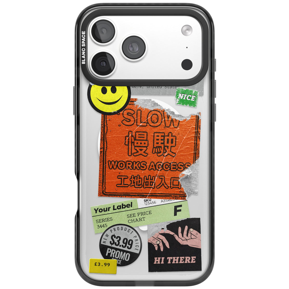 Slow Works iPhone 18 Pro Max Impact Pro Black Phone Case front