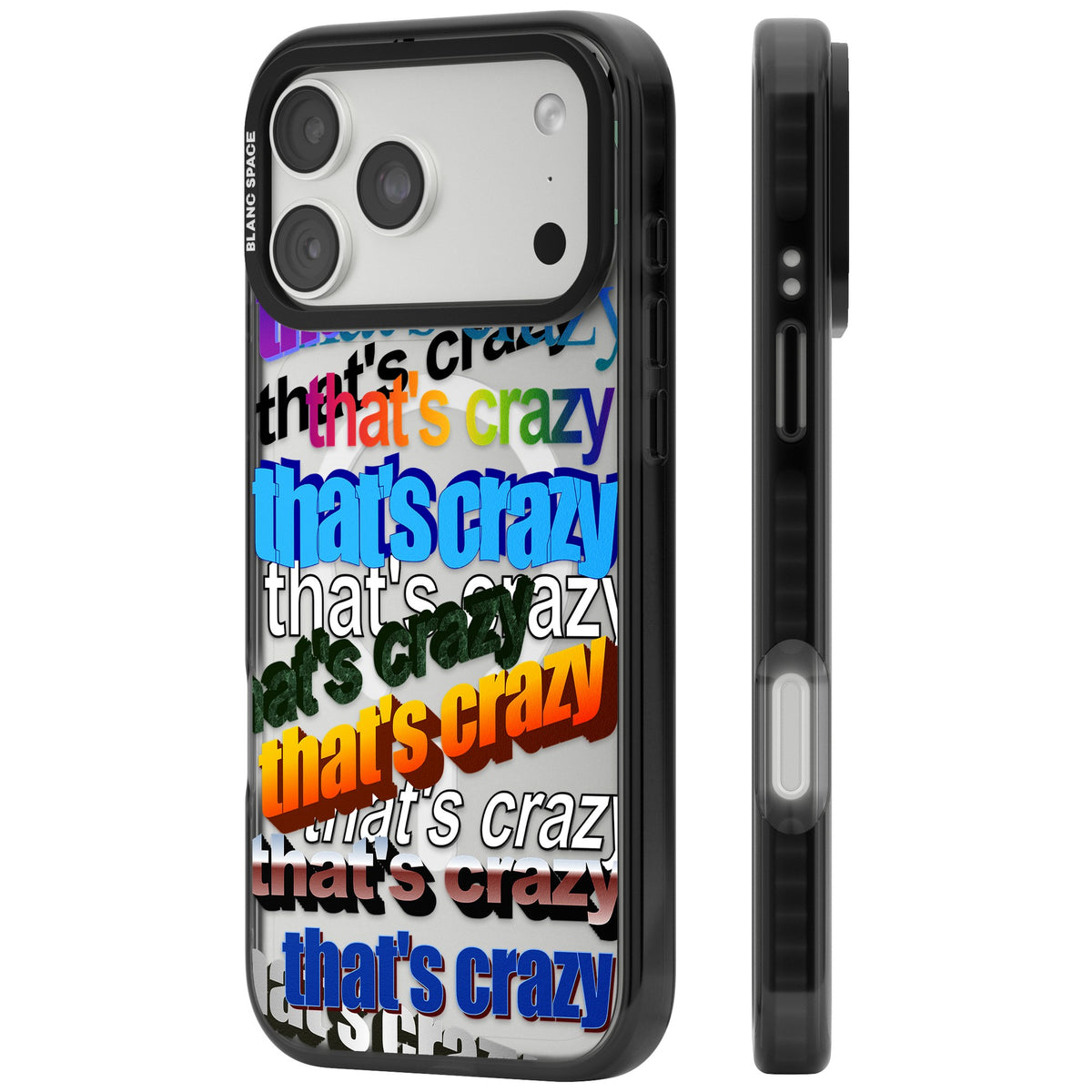 That's Crazy iPhone 18 Pro Max Impact Pro Black Phone Case side