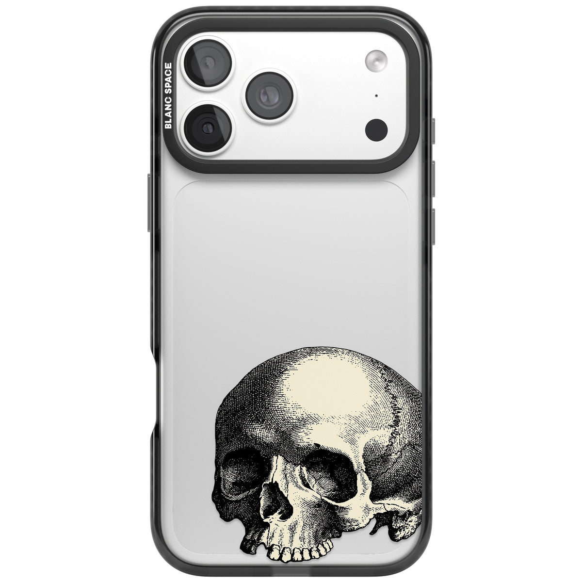 Memento Mori iPhone 18 Pro Max Impact Black Phone Case front