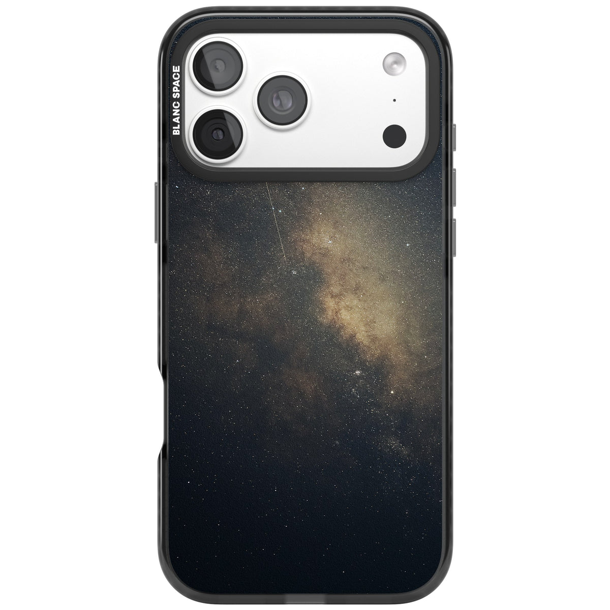 Cosmic Night Sky iPhone 18 Pro Max Impact Black Phone Case front