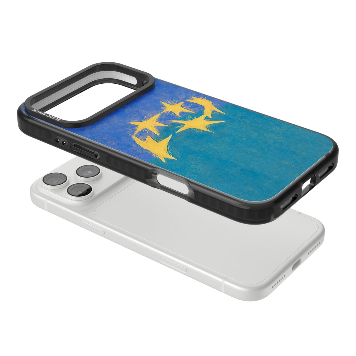Star Boogie iPhone 18 Pro Max Impact Black Phone Case angled
