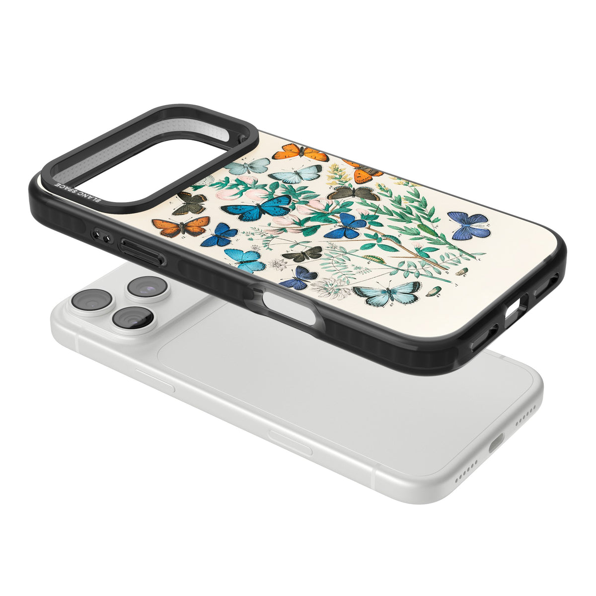 European Butterflies iPhone 18 Pro Max Impact Black Phone Case angled