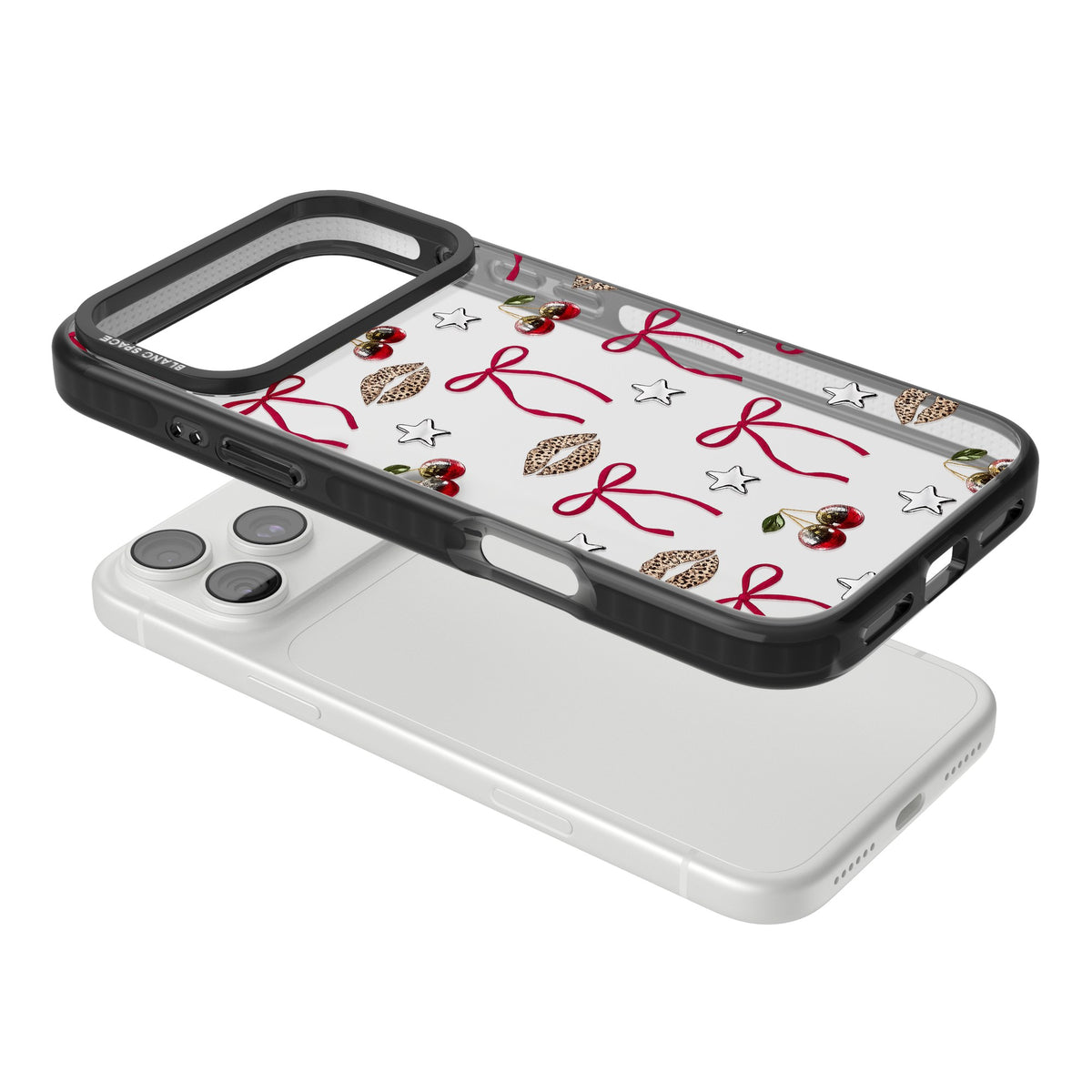 Starlet iPhone 18 Pro Max Impact Black Phone Case angled