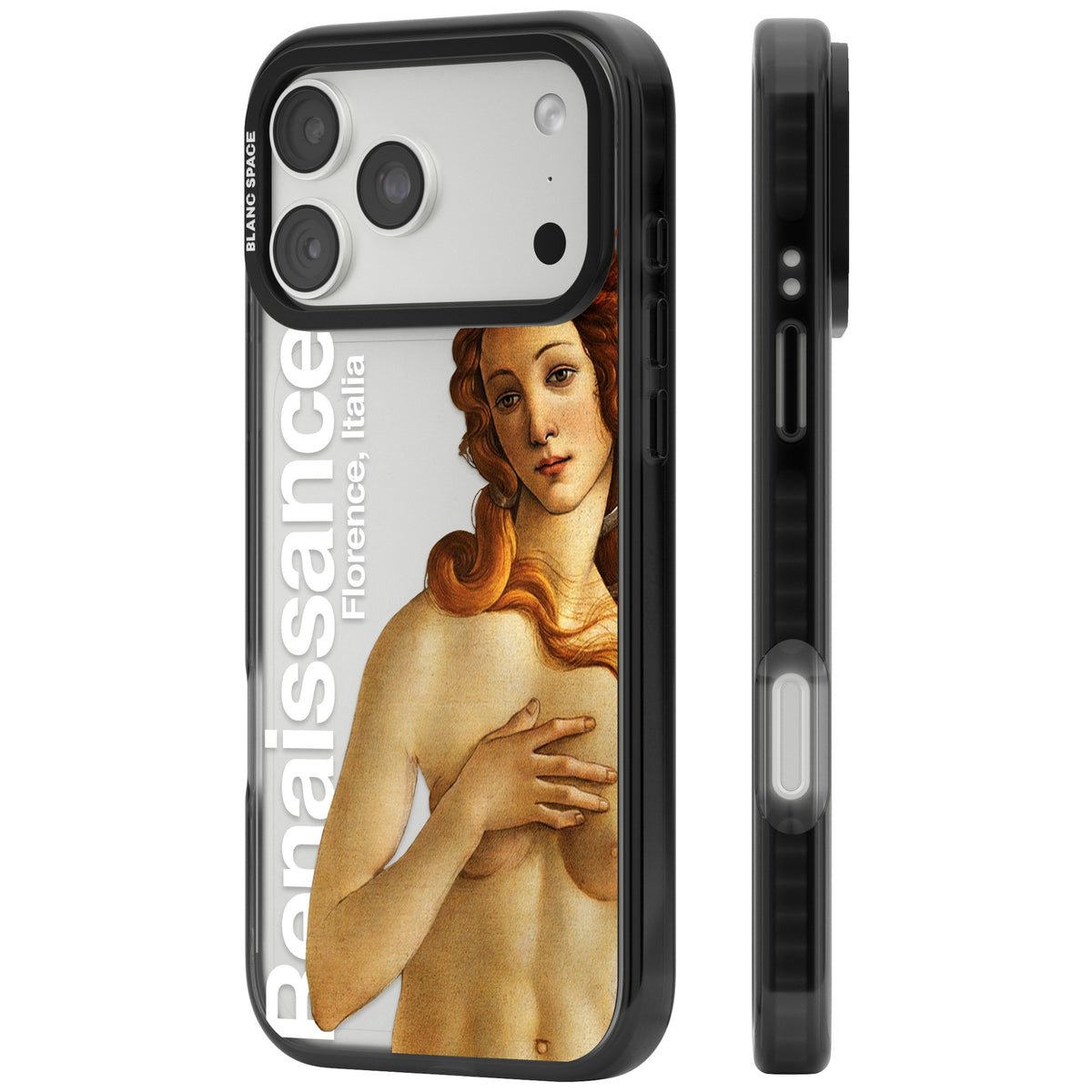 Florence Renaissance iPhone 18 Pro Max Impact Black Phone Case side