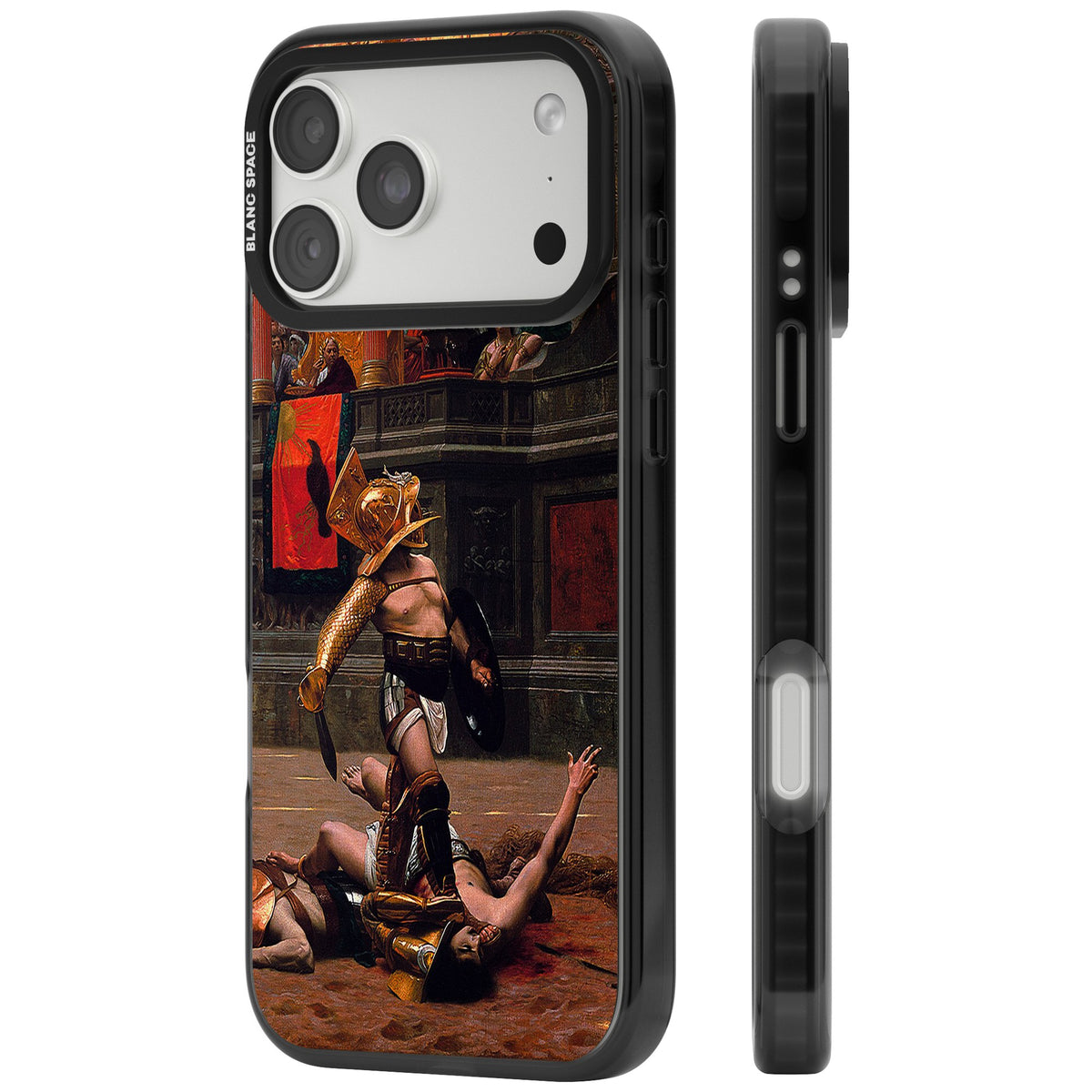 Pollice Verso iPhone 18 Pro Max Impact Black Phone Case side
