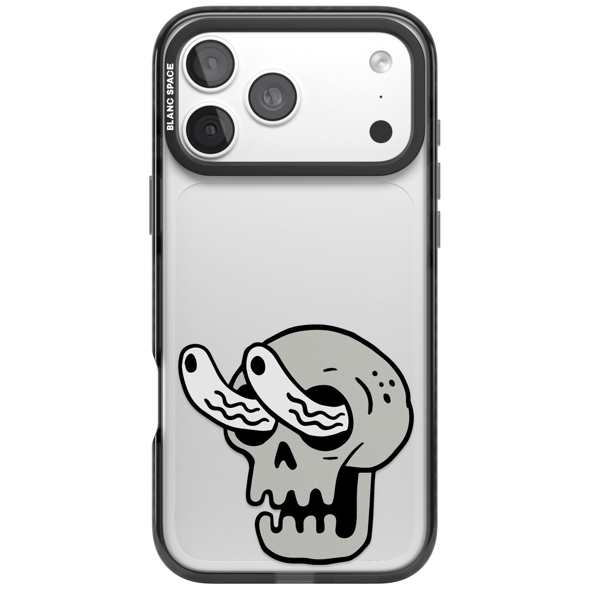 Skull Eyes iPhone 18 Pro Max Impact Black Phone Case front
