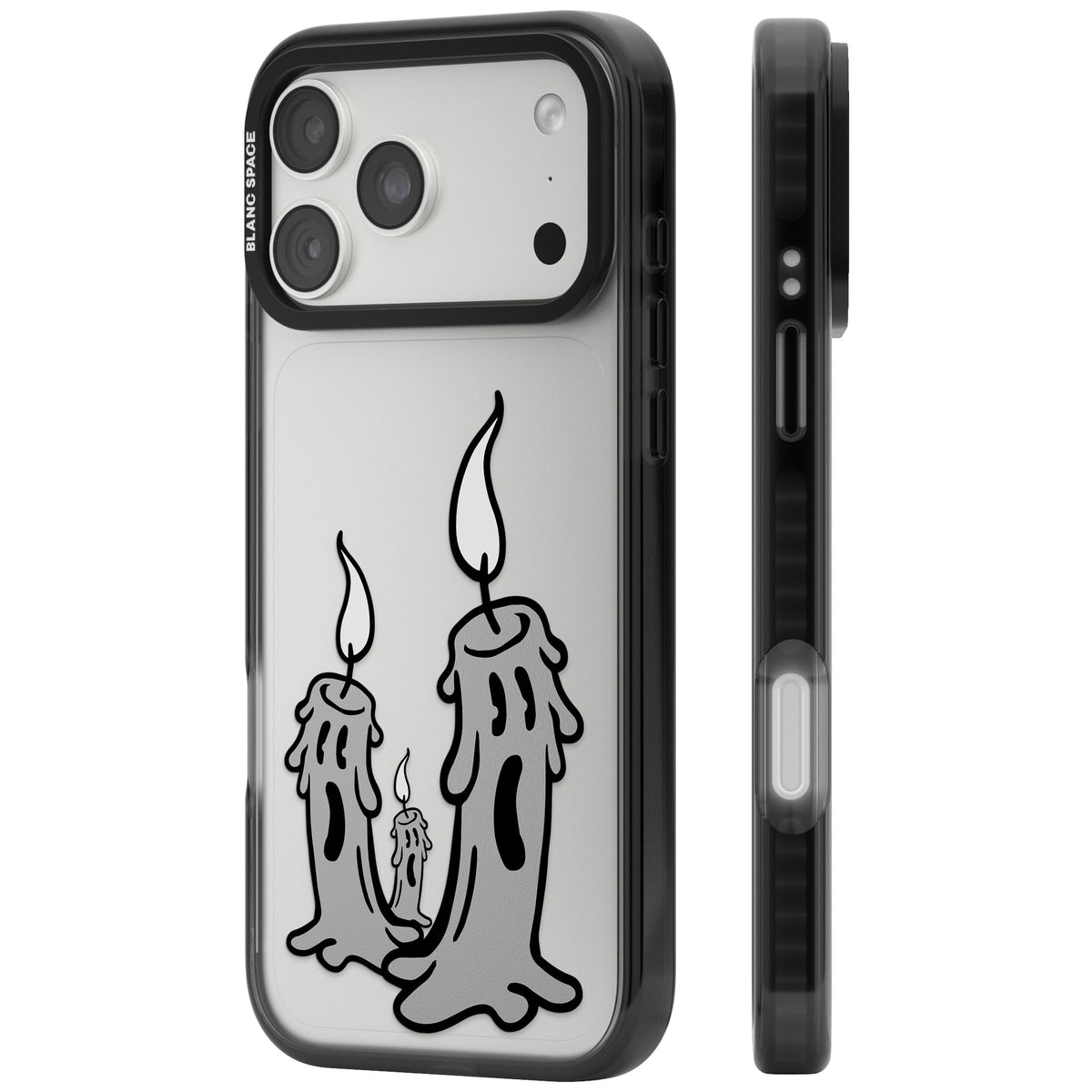 Candle Lit iPhone 18 Pro Max Impact Black Phone Case side