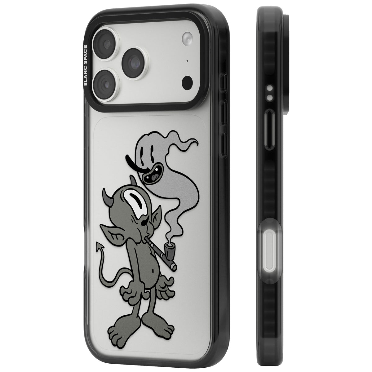 Pipe Goblin iPhone 18 Pro Max Impact Black Phone Case side