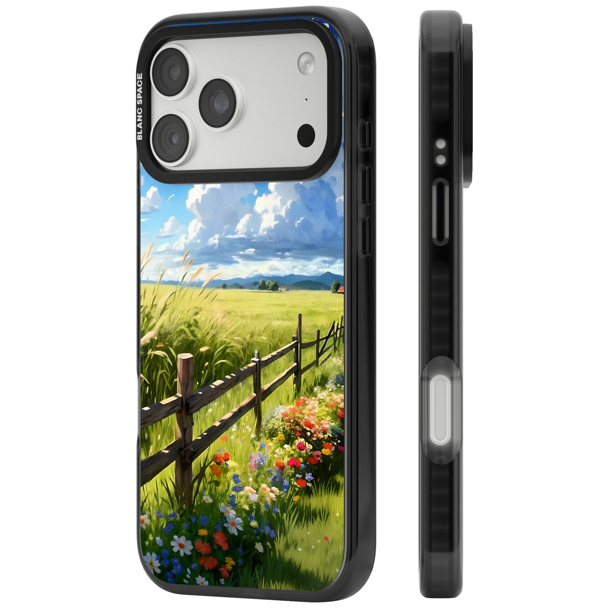 A Countryside Afternoon iPhone 18 Pro Max Impact Black Phone Case side