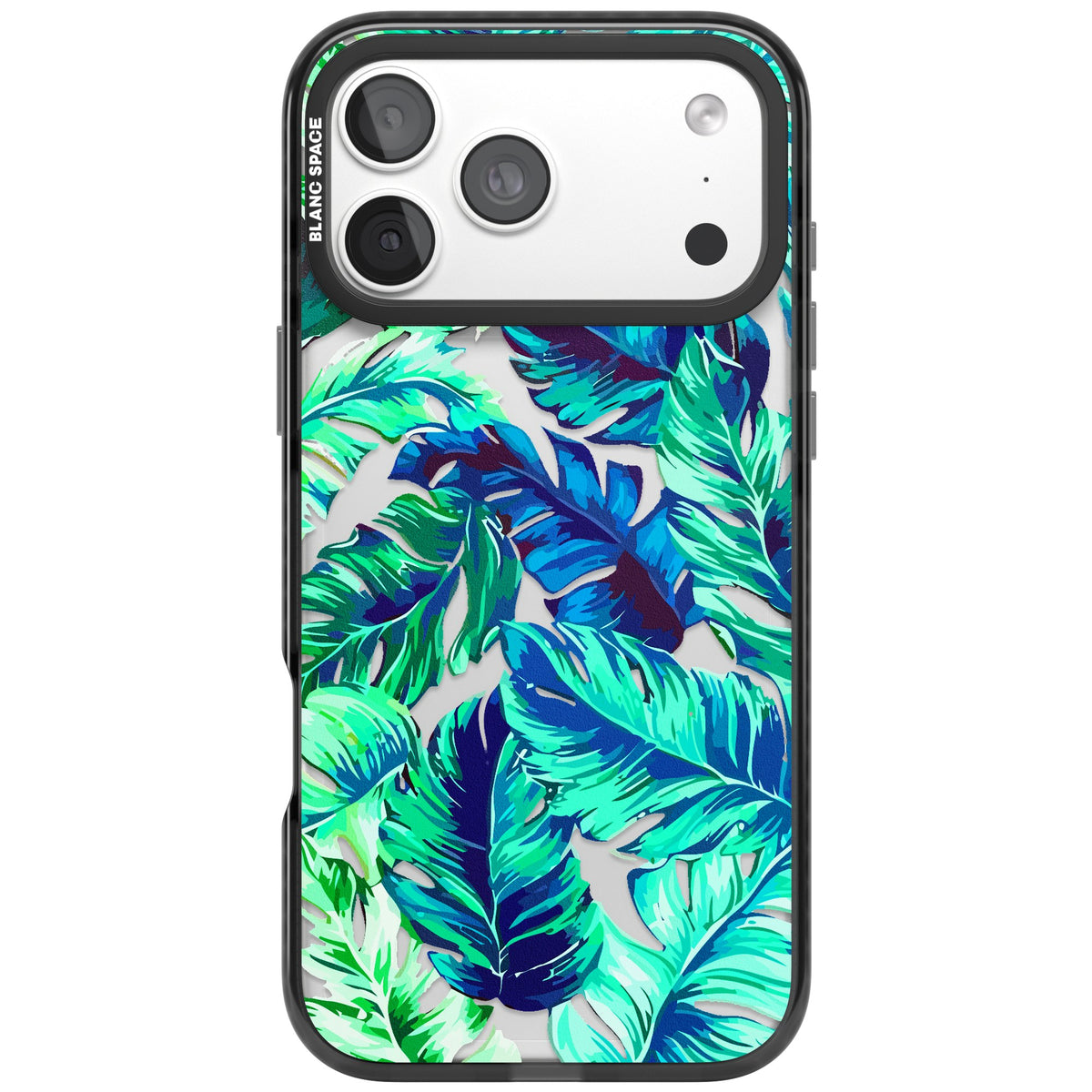 Aqua Tropic iPhone 18 Pro Max Impact Black Phone Case front