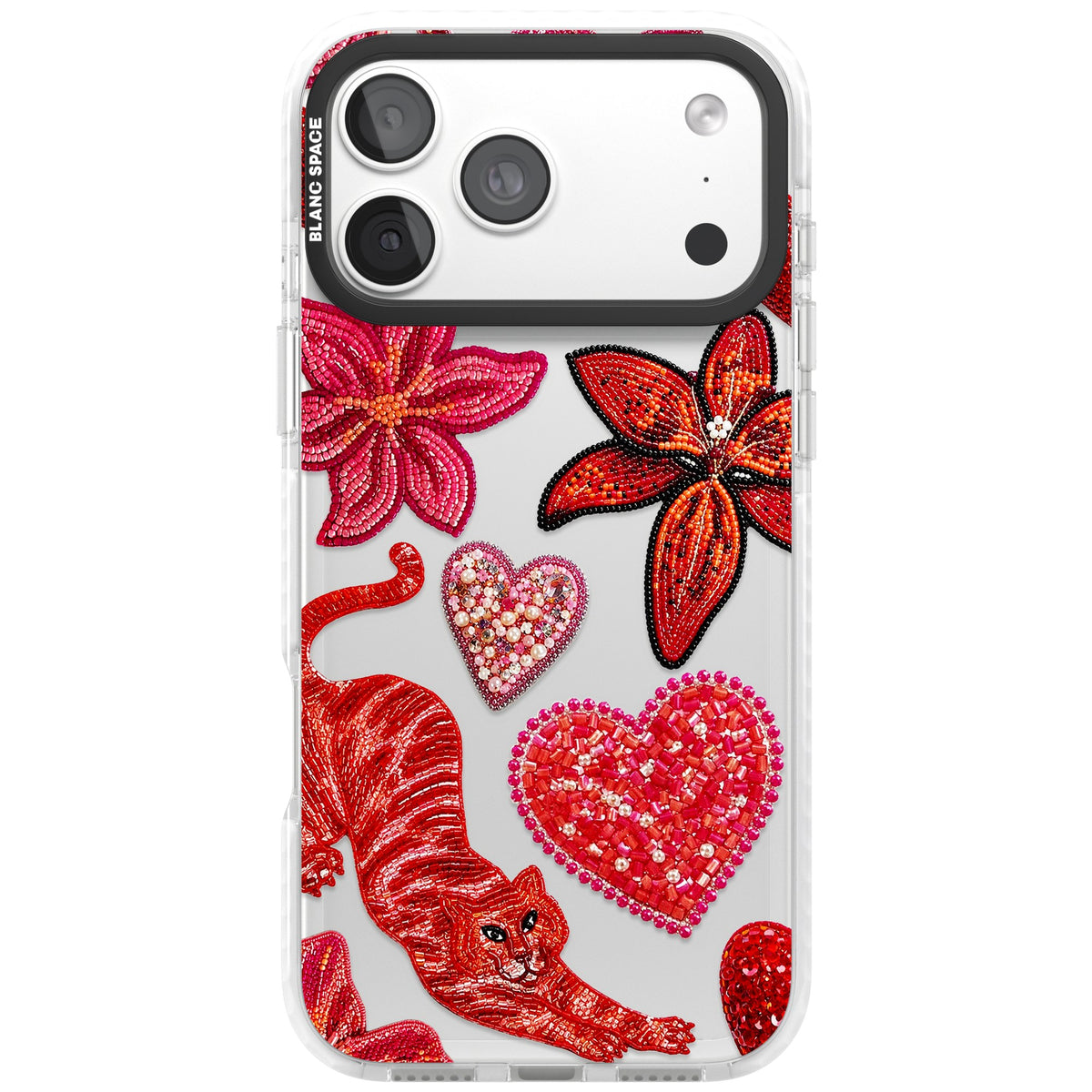 Beaded Boho iPhone 18 Pro Max Impact Clear Phone Case front