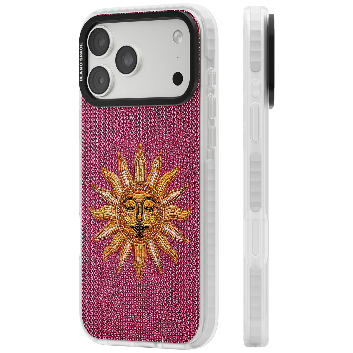 Beaded Sun iPhone 18 Pro Max Impact Clear Phone Case side