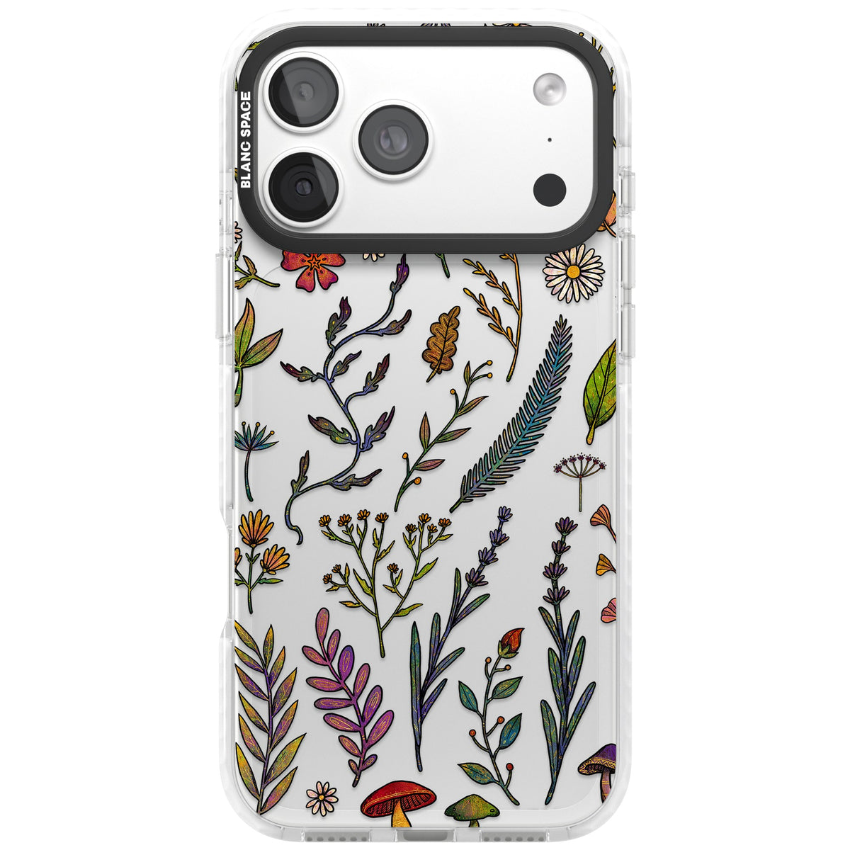 Autumn Wildflowers iPhone 18 Pro Max Impact Clear Phone Case front