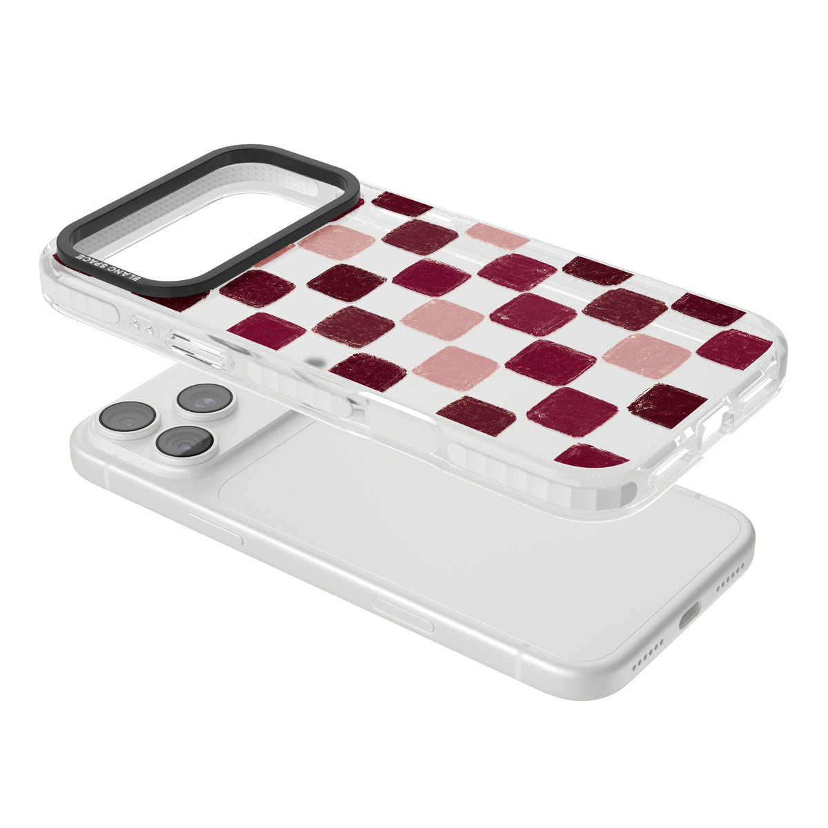 Date Swatches iPhone 18 Pro Max Impact Clear Phone Case angled