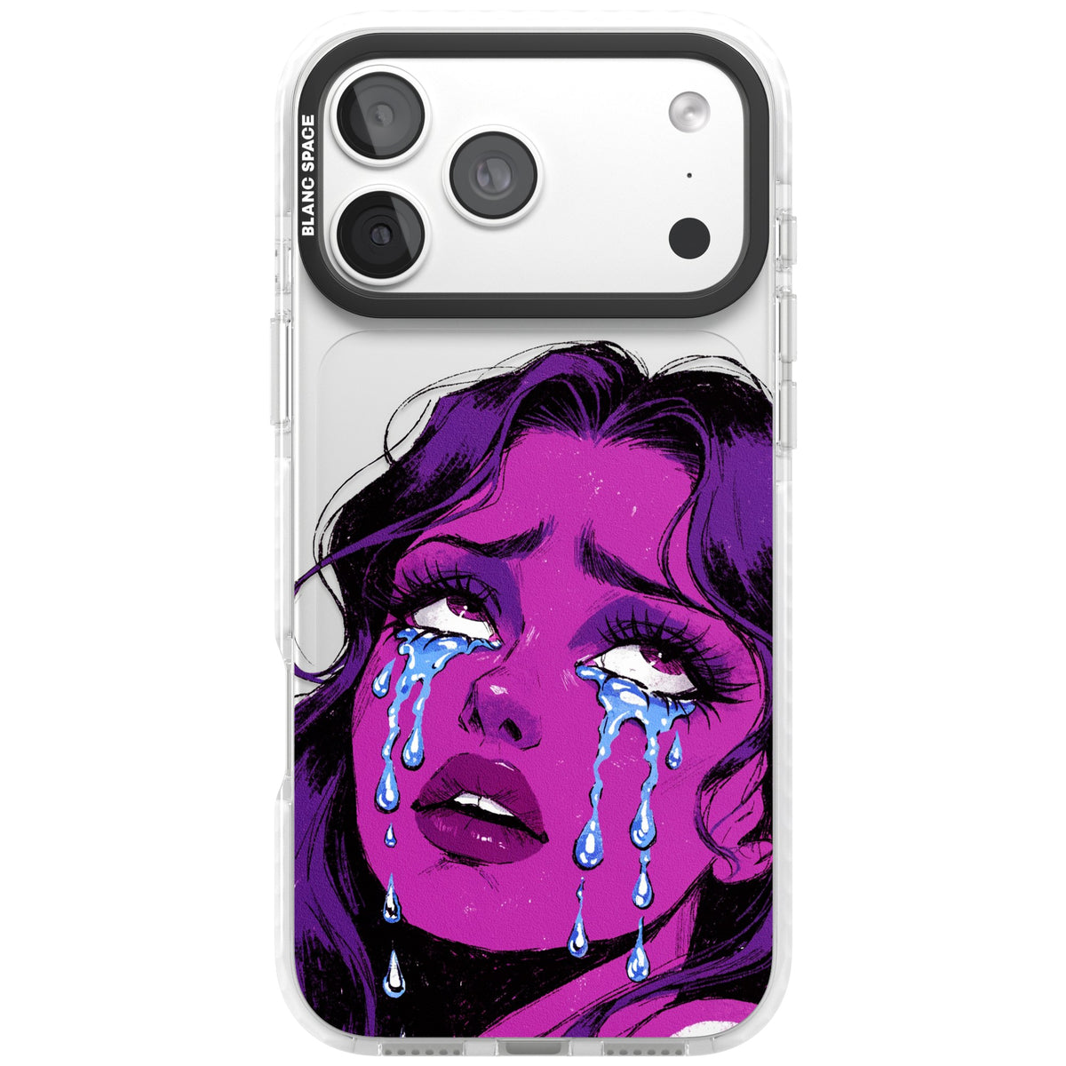 Drama Queen iPhone 18 Pro Max Impact Clear Phone Case front