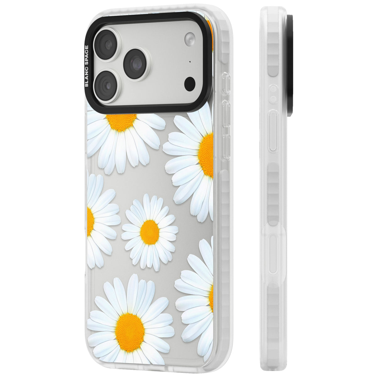 Summer Daisy iPhone 18 Pro Max Impact Clear Phone Case side