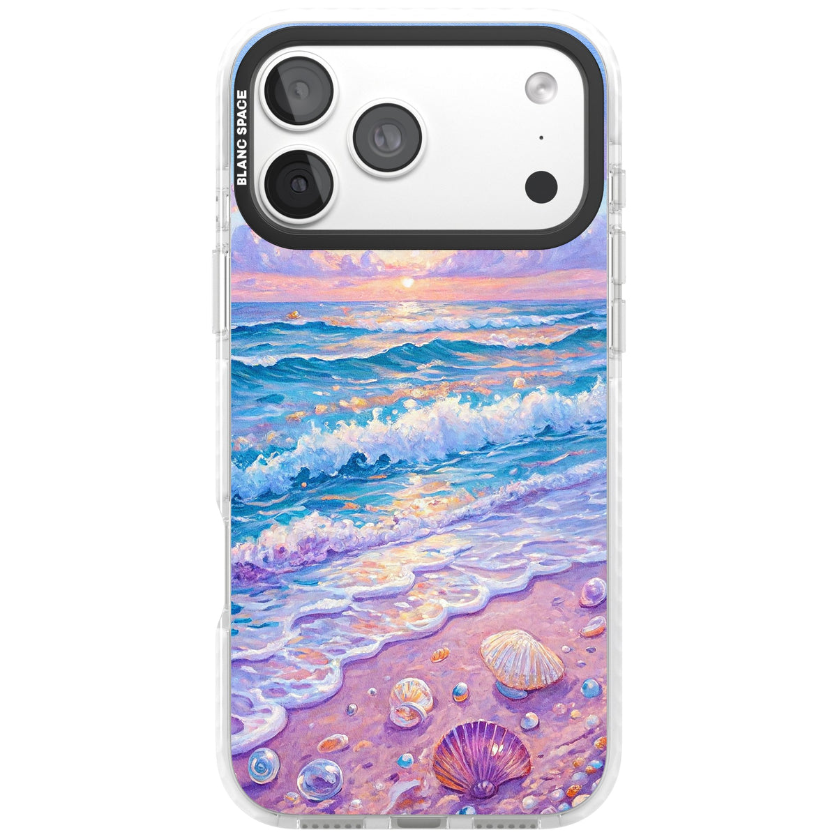 Pearl Shore iPhone 18 Pro Max Impact Clear Phone Case front