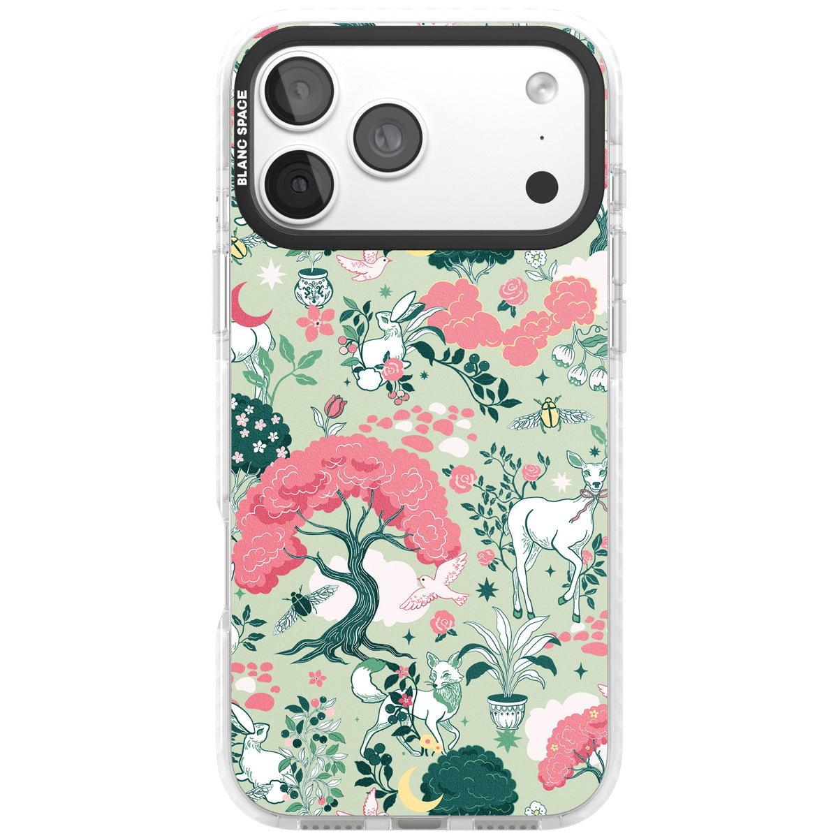 Enchanted Woodland iPhone 18 Pro Max Impact Clear Phone Case front