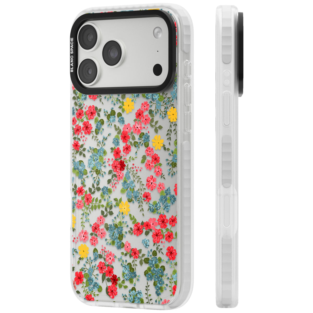 Sanremo Meadow iPhone 18 Pro Max Impact Clear Phone Case side