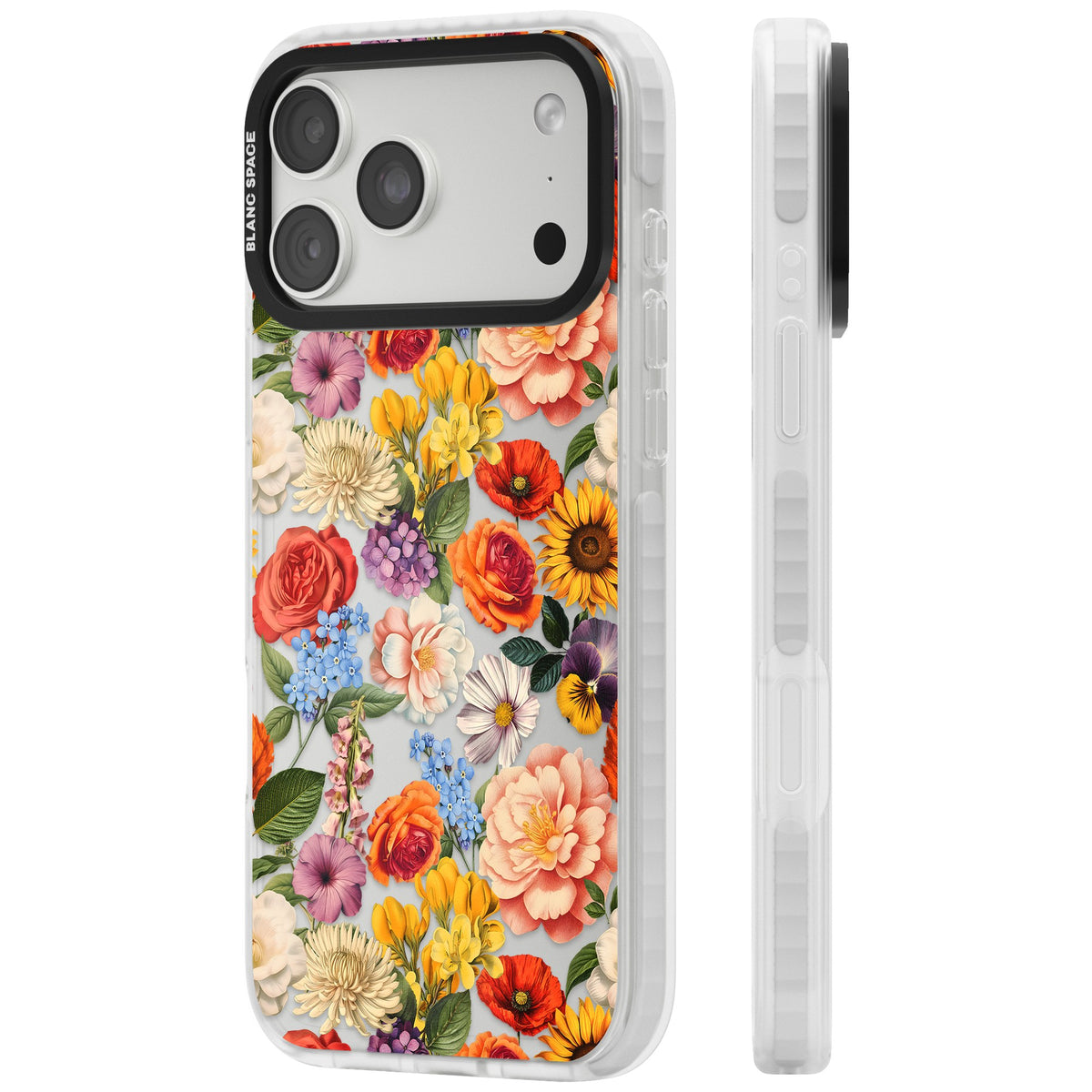 Bloom Basket iPhone 18 Pro Max Impact Clear Phone Case side