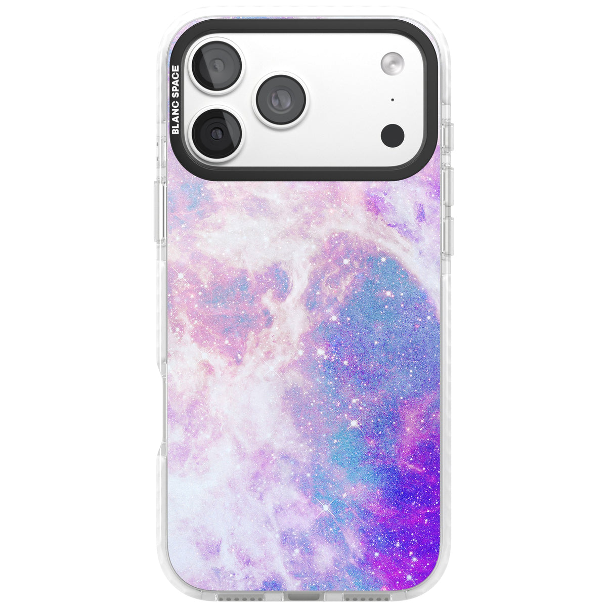 Pastel Galaxy iPhone 18 Pro Max Impact Clear Phone Case front