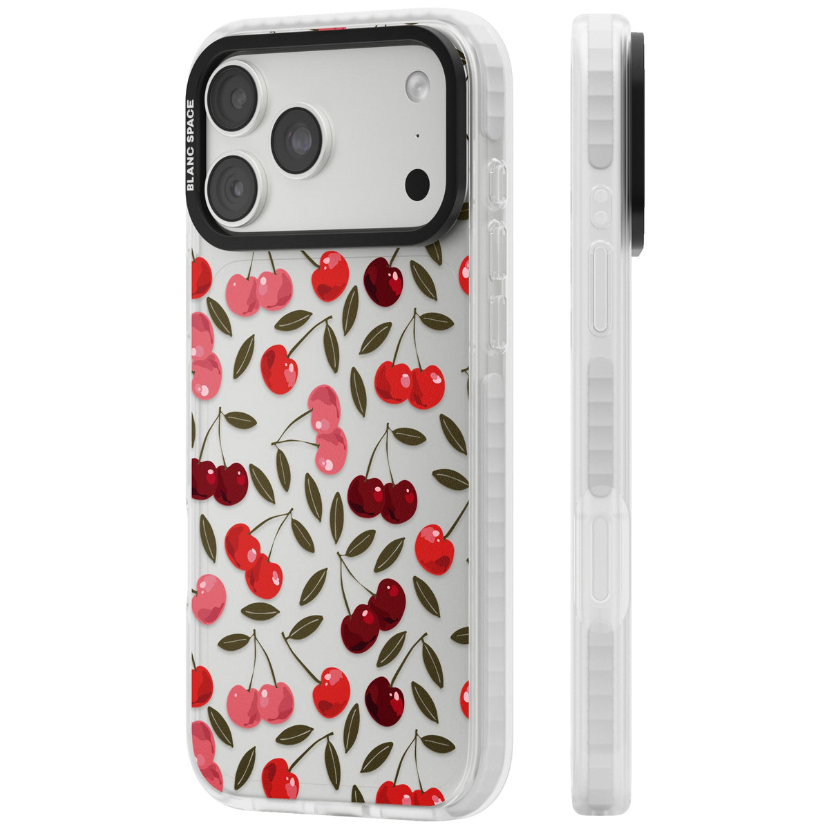 Cherry On Top iPhone 18 Pro Max Impact Clear Phone Case side