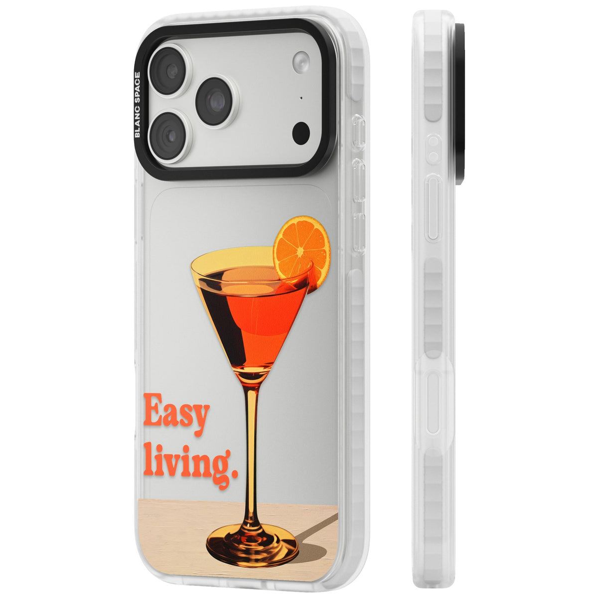 Easy Living iPhone 18 Pro Max Impact Clear Phone Case side
