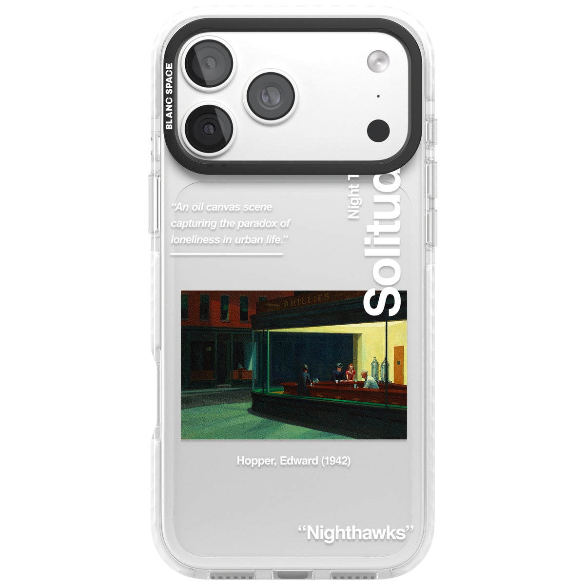 Nighthawks iPhone 18 Pro Max Impact Clear Phone Case front
