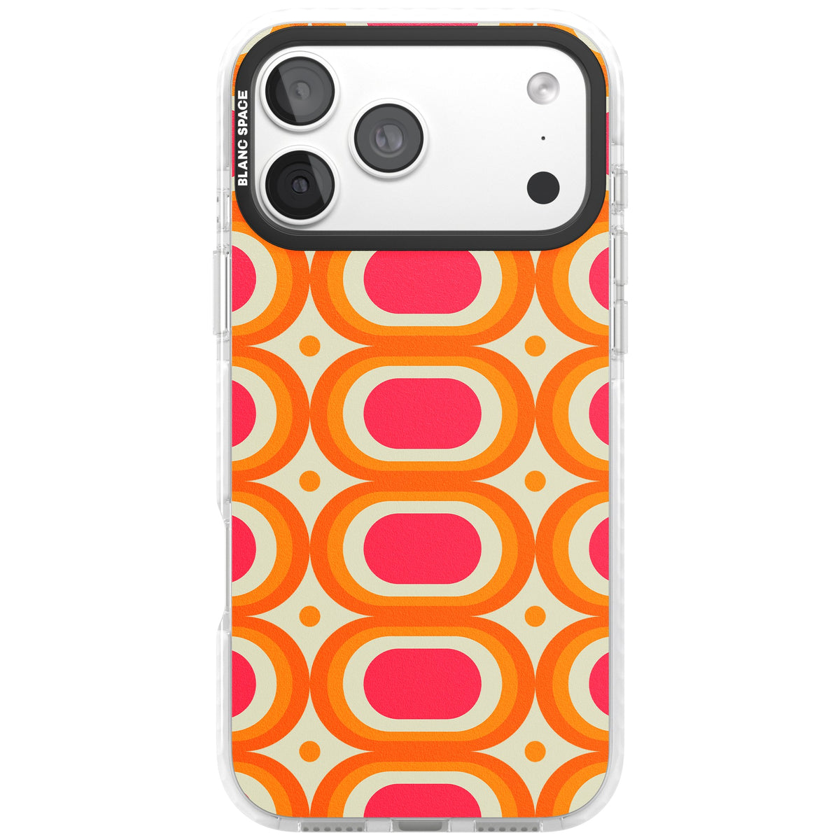 Groovy Sunset iPhone 18 Pro Max Impact Clear Phone Case front