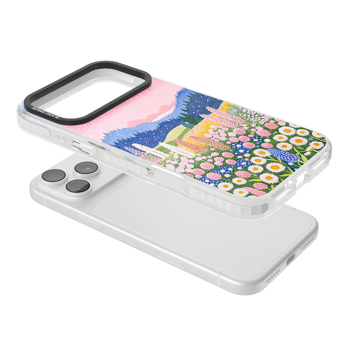 Valley Horizon iPhone 18 Pro Max Impact Clear Phone Case angled