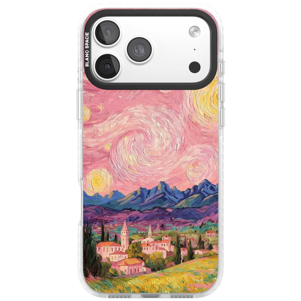 The Starry Sunset iPhone 18 Pro Max Impact Clear Phone Case front