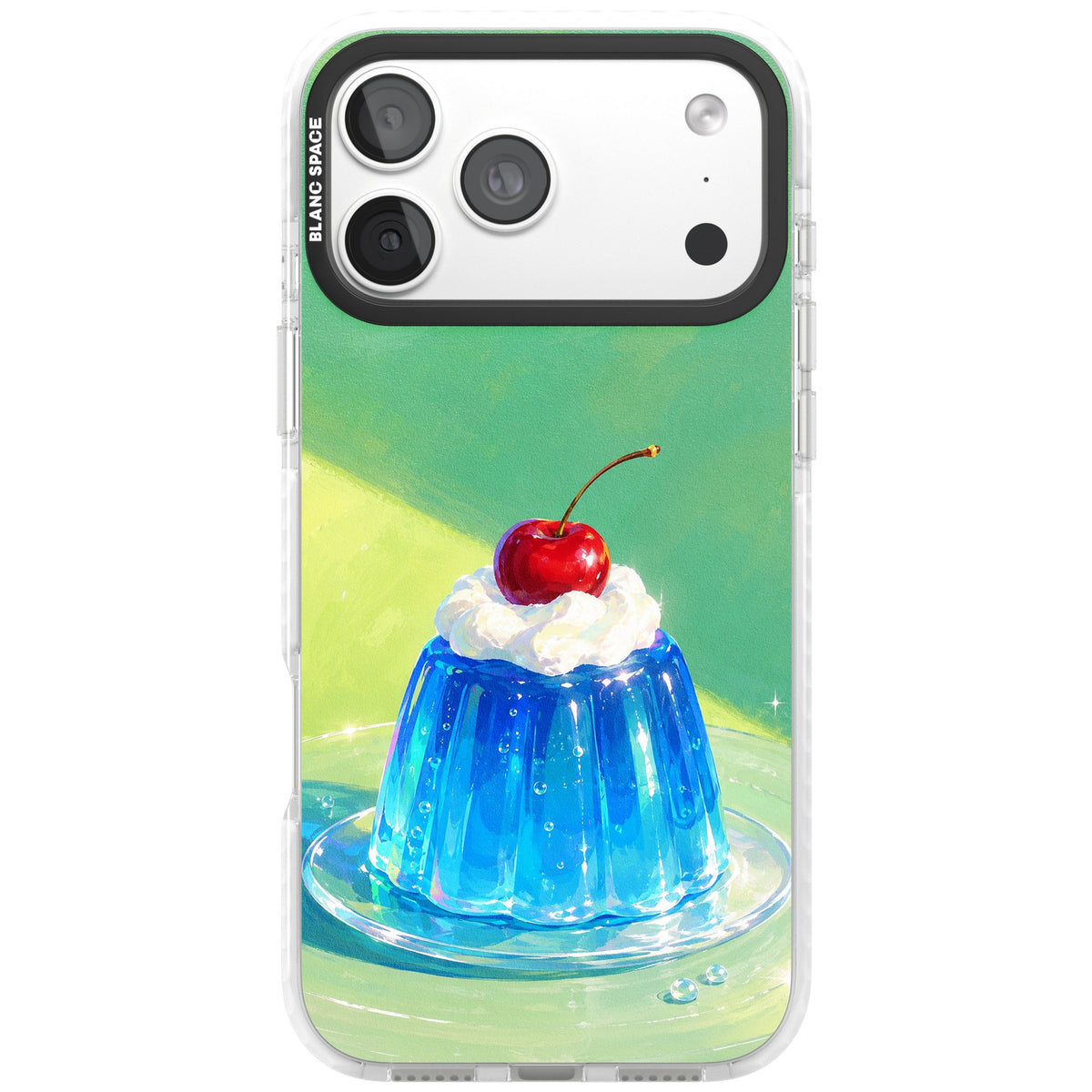 Cherry Jelly iPhone 18 Pro Max Impact Clear Phone Case front