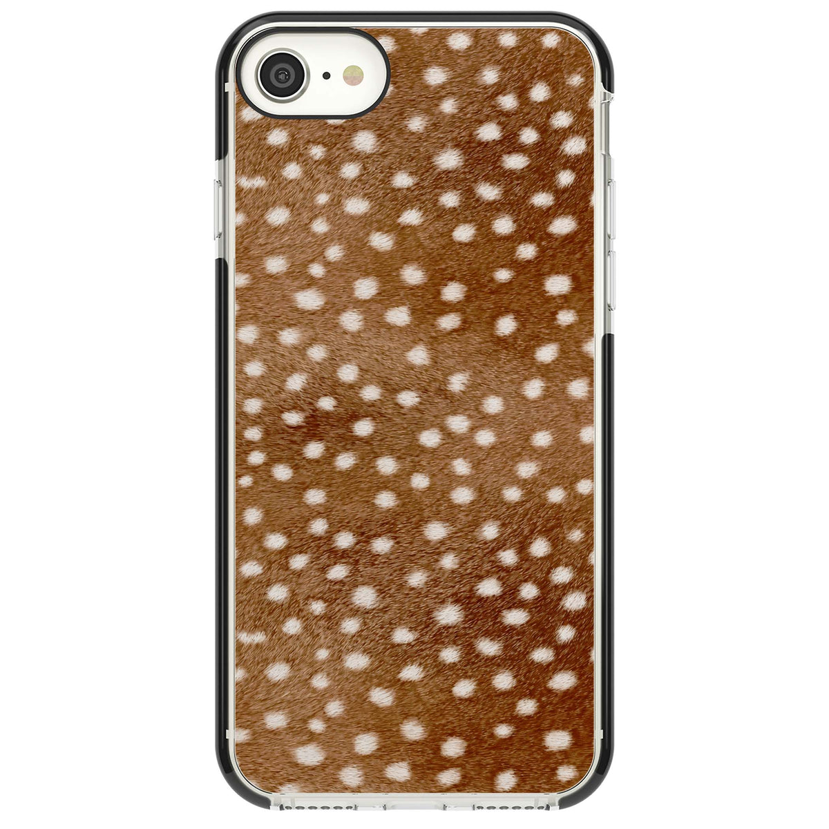 Deer Print animals iPhone case | Black Impact case for iPhone SE