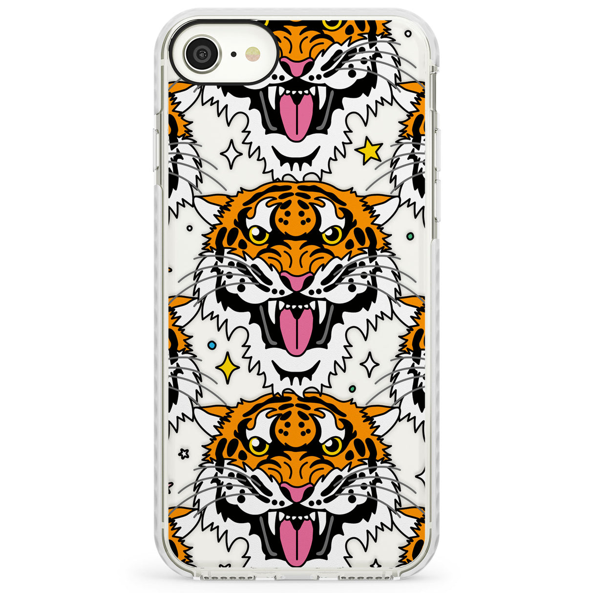 Fierce Jungle TigersImpact Phone Case for iPhone SE