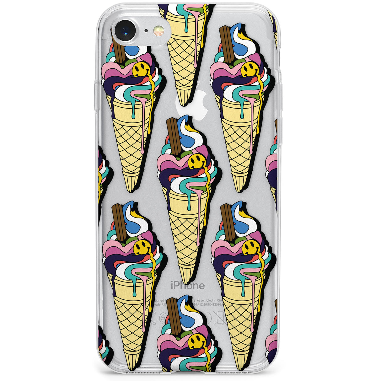 Trip & Drip Ice Cream Phone Case for iPhone SE 2020, iPhone SE 2022